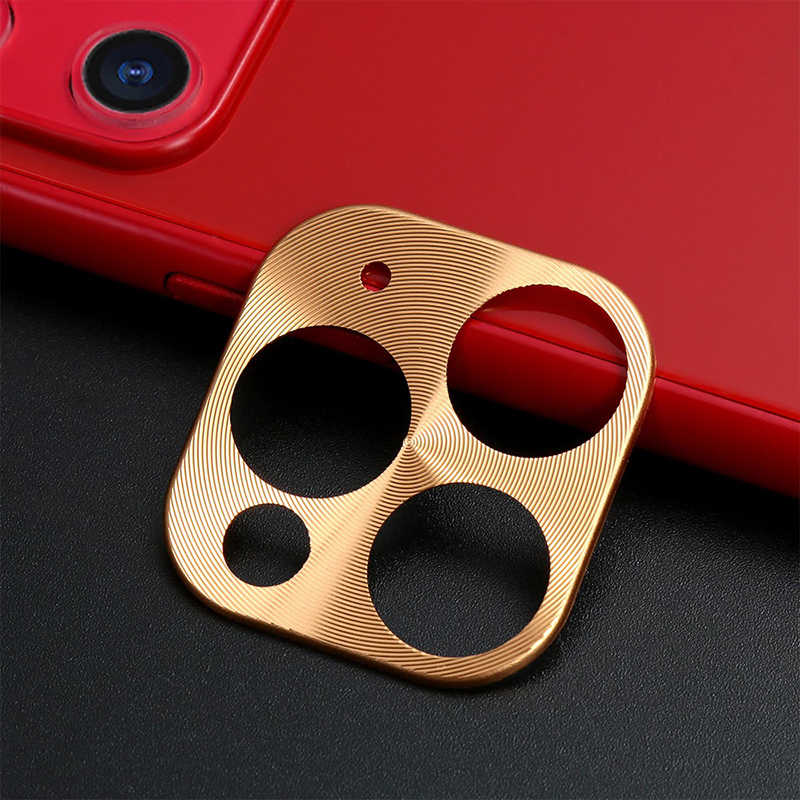 iPhone%20Uyumlu%2011%20Pro%20Zore%20Metal%20Kamera%20Koruyucu-Gold