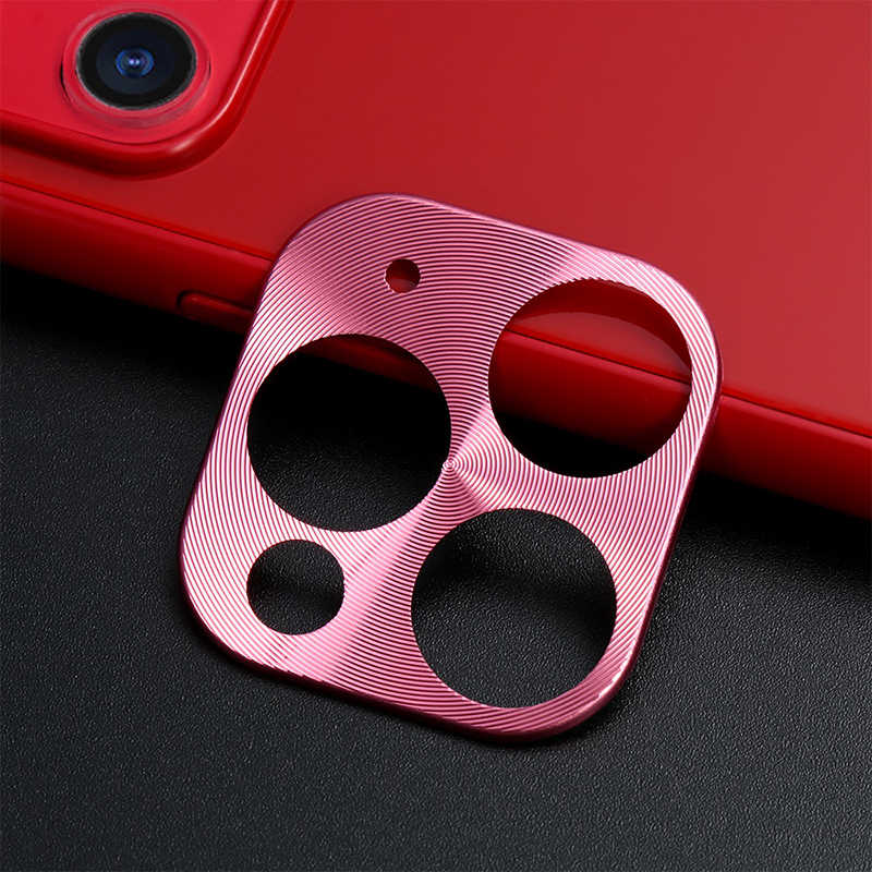 iPhone%20Uyumlu%2011%20Pro%20Max%20Zore%20Metal%20Kamera%20Koruyucu-Rose%20gold