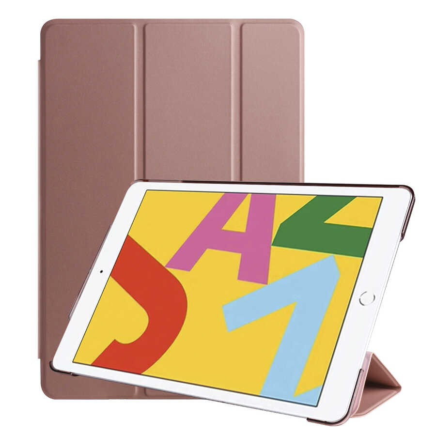 iPad%20Uyumlu%2010.2%20(8.Nesil)%20Zore%20Smart%20Kapak%20Standlı%201-1%20Kılıf-Rose%20gold