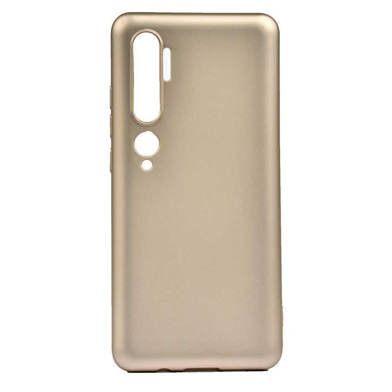 Xiaomi%20Uyumlu%20%20Mi%20Note%2010%20Kılıf%20Zore%20Premier%20Silikon%20Kapak-Gold