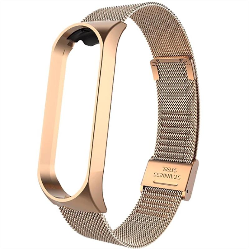 Xiaomi%20Uyumlu%20%20Mi%20Band%203%20KRD-06%20Metal%20Kordon-Gold