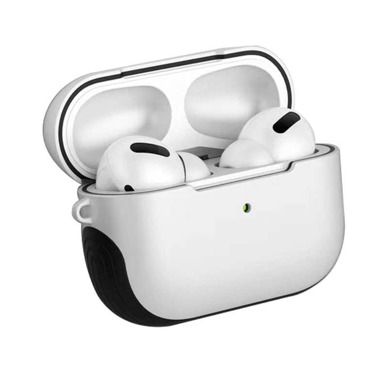 Airpods%20Uyumlu%20Pro%20Kılıf%20Zore%20Shockproof%20Silikon-Beyaz