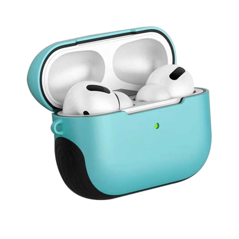 Airpods%20Uyumlu%20Pro%20Kılıf%20Zore%20Shockproof%20Silikon-Turkuaz