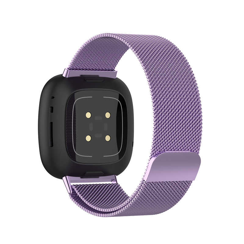 Xiaomi%20Uyumlu%20%20Amazfit%20Pace%20KRD-12%20Metal%20Kordon-Açık%20mor