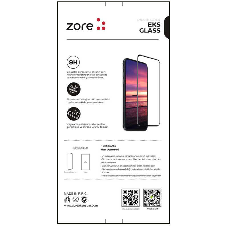 iPhone%20Uyumlu%207%20Zore%20EKS%20Cam%20Ekran%20Koruyucu