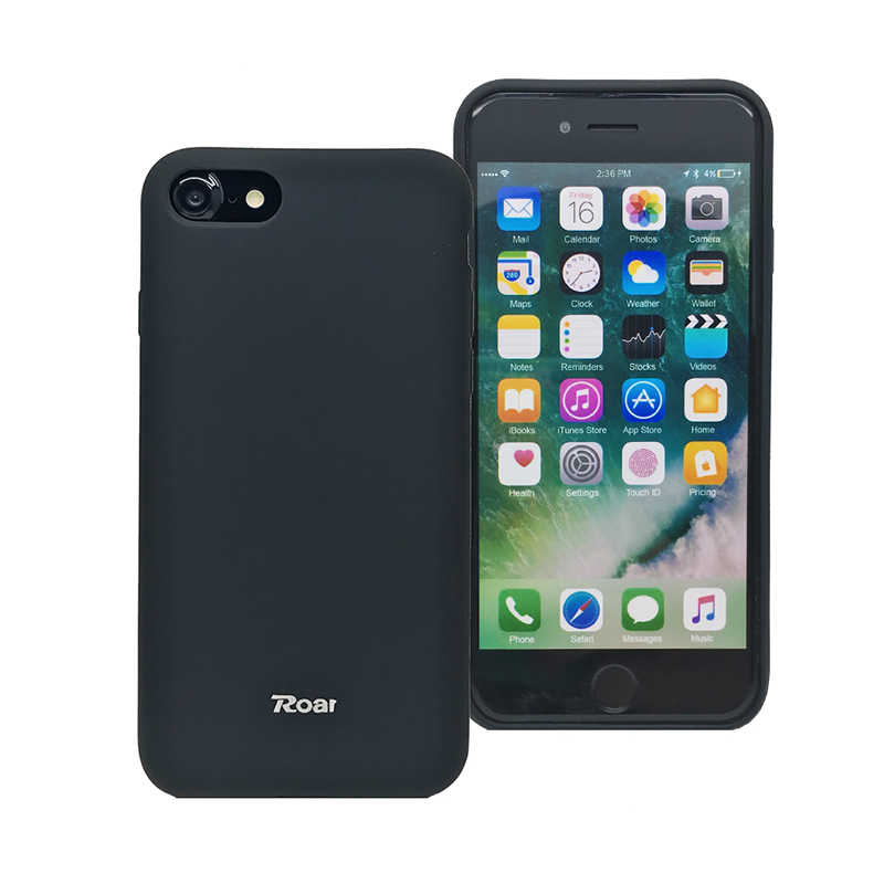 iPhone%20Uyumlu%20SE%202020%20Kılıf%20Roar%20Jelly%20Kapak-Siyah