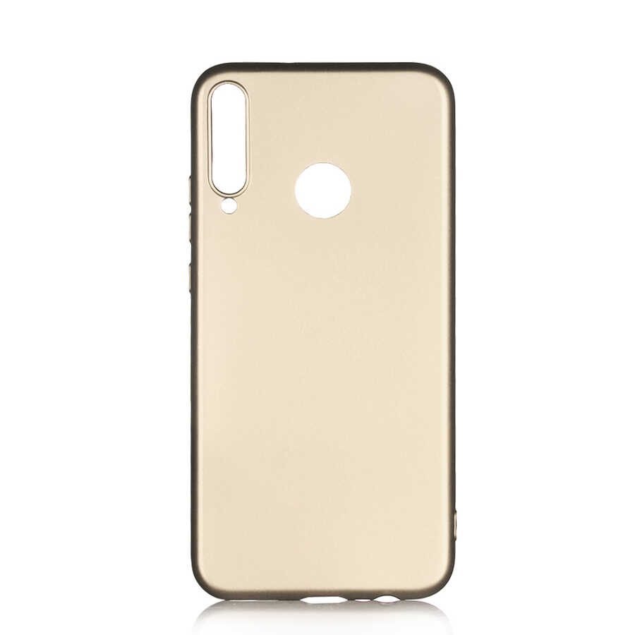 Huawei%20Uyumlu%20P40%20Lite%20E%20Kılıf%20Zore%20Premier%20Silikon%20Kapak-Gold