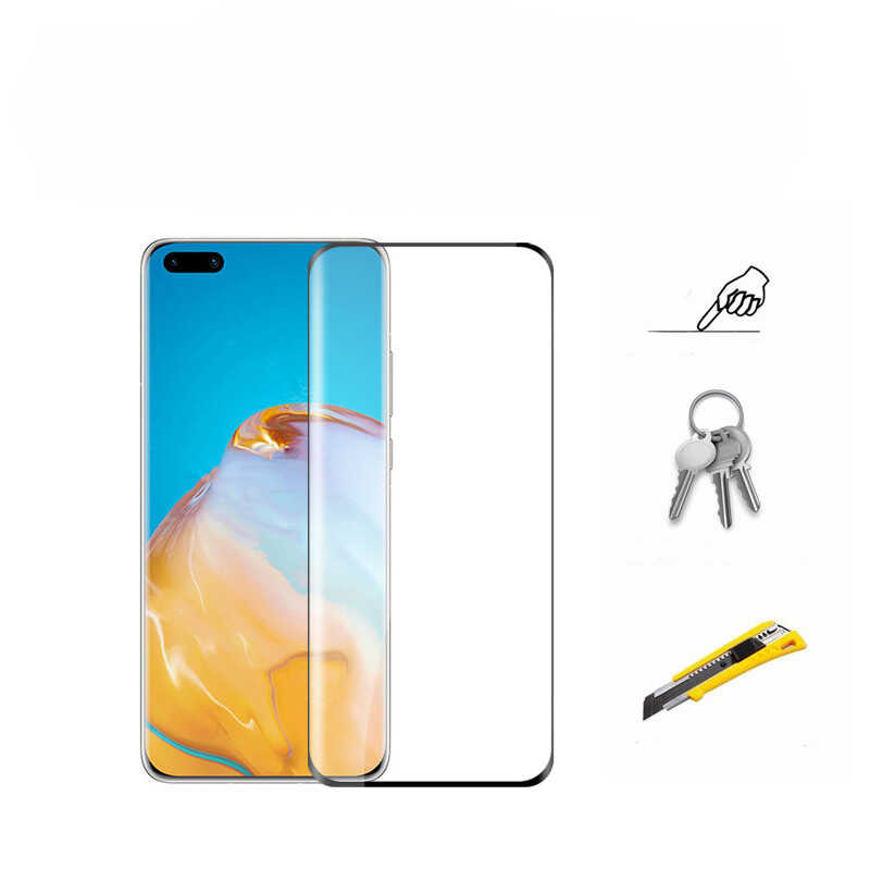 Huawei%20Uyumlu%20P40%20Zore%20Kenarları%20Kırılmaya%20Dayanıklı%20Cam%20Ekran%20Koruyucu