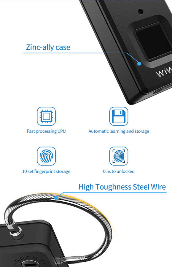 Wiwu%20S6%20Parmak%20İzi%20Okuyuculu%20Asma%20Kilit
