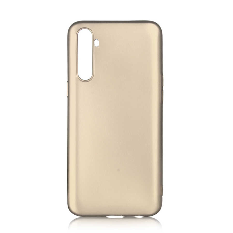 Realme%206%20Pro%20Kılıf%20Zore%20Premier%20Silikon%20Kapak-Gold