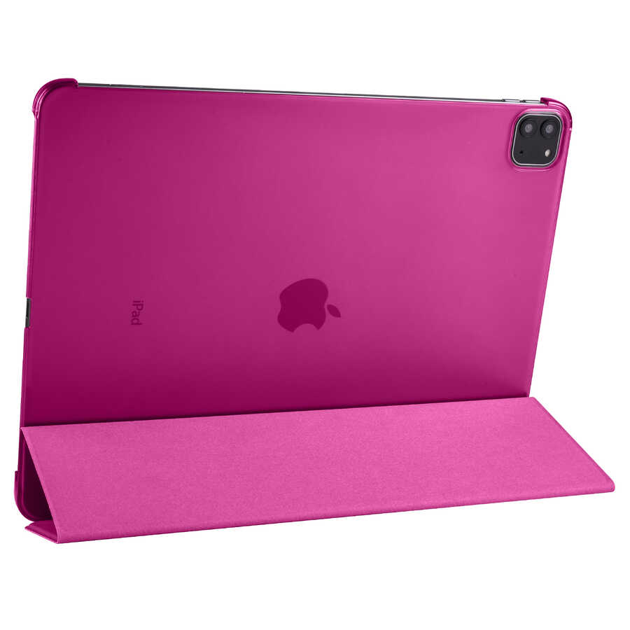 iPad%20Uyumlu%20Pro%2012.9%202020%20(4.Nesil)%20Zore%20Smart%20Kapak%20Standlı%201-1%20Kılıf-Pembe