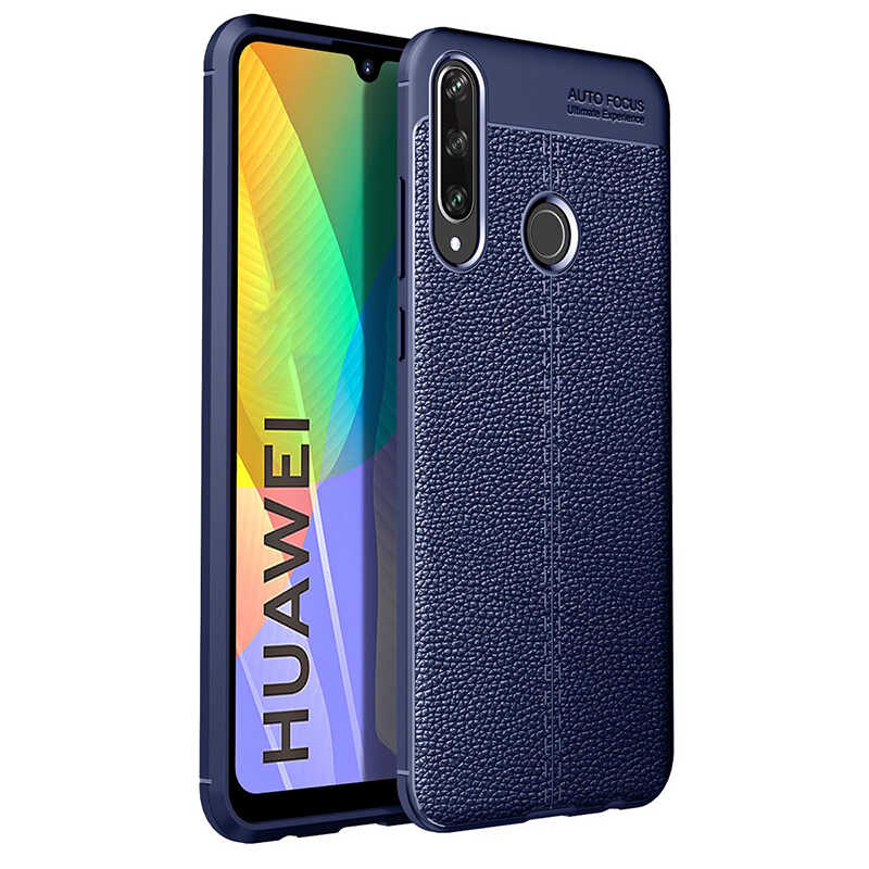 Huawei%20Uyumlu%20P40%20Lite%20E%20Kılıf%20Zore%20Niss%20Silikon%20Kapak-Lacivert