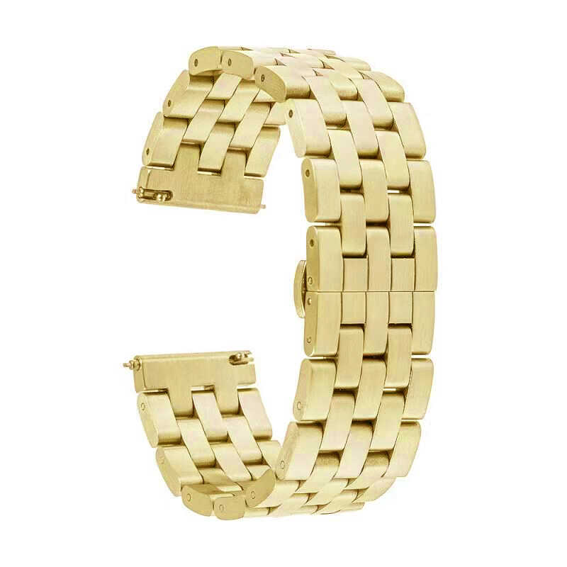 Galaxy%20Uyumlu%20Watch%2042mm%20(20mm)%20KRD-20%20Metal%20Kordon-Gold