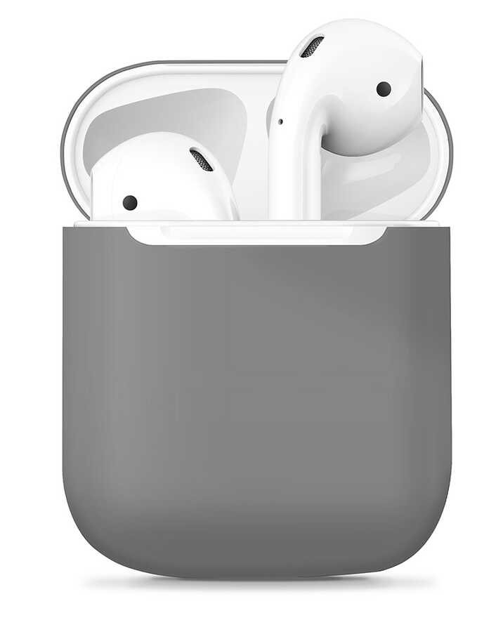 Airpods%20Uyumlu%20Kılıf%20Zore%20Airbag%2013%20Silikon-Gri