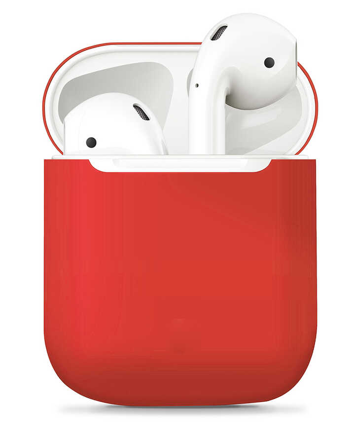 Airpods%20Uyumlu%20Kılıf%20Zore%20Airbag%2013%20Silikon-Kırmızı