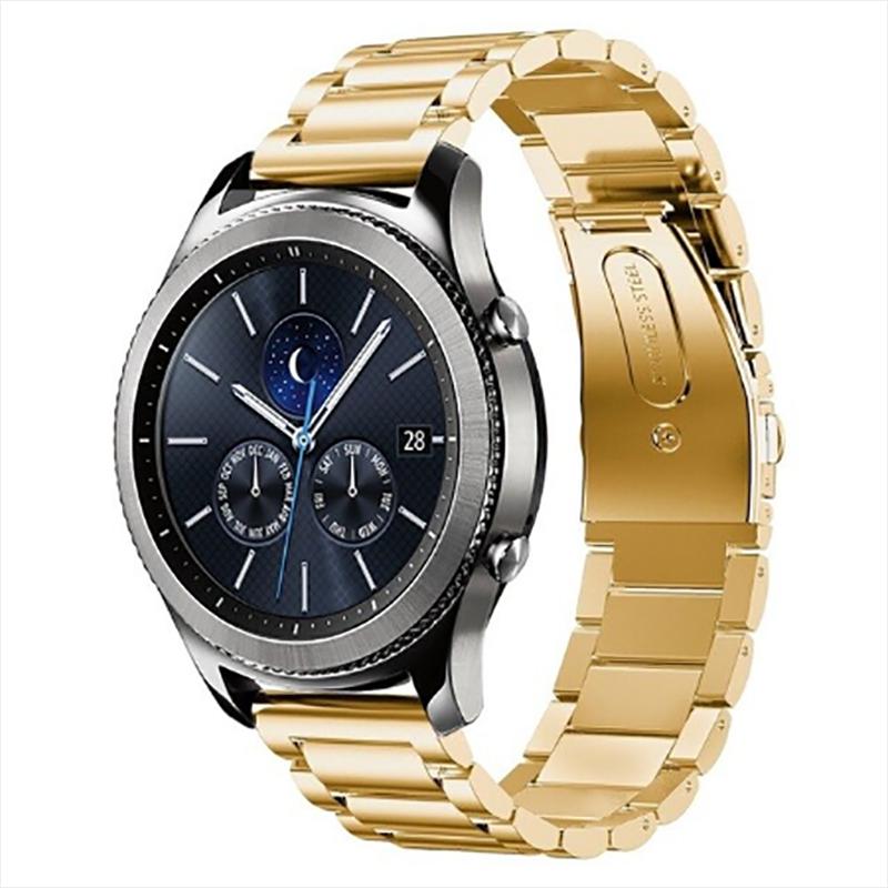 ​​Galaxy%20Uyumlu%20Watch%2042mm%20(20mm)%20KRD-04%20Metal%20Kordon-Gold