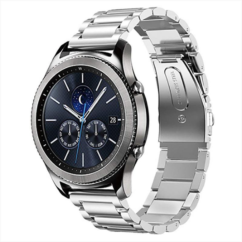 ​​Galaxy%20Uyumlu%20Watch%2042mm%20(20mm)%20KRD-04%20Metal%20Kordon-Gümüş