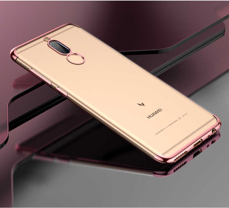 Huawei%20Uyumlu%20Mate%2010%20Lite%20Kılıf%20Zore%20Dört%20Köşeli%20Lazer%20Silikon%20Kapak-Rose%20gold