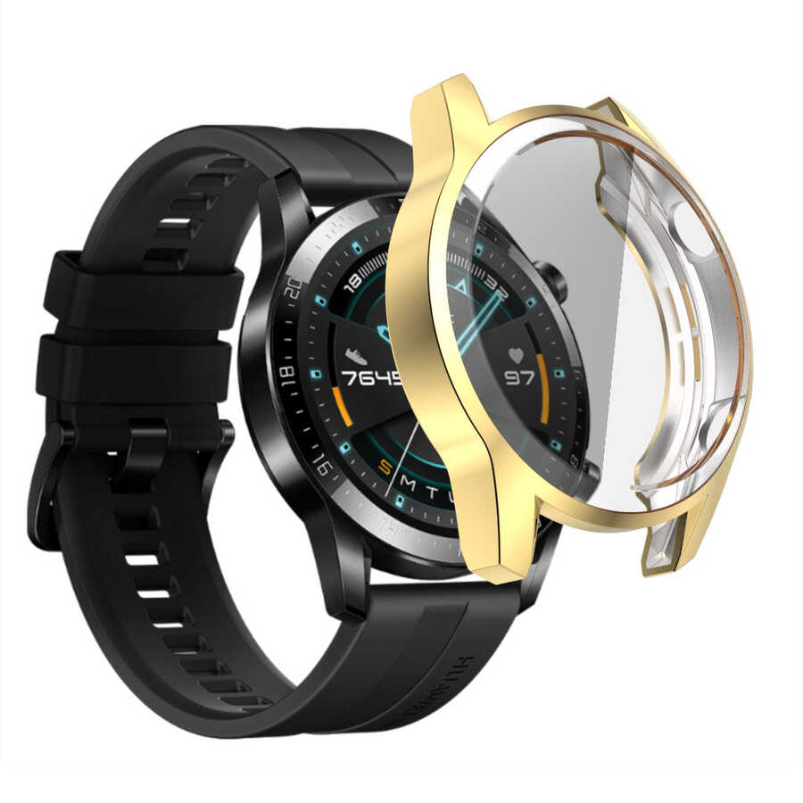 Huawei%20Uyumlu%20GT2%2046mm%20Zore%20Watch%20Gard%2002%20Ekran%20Koruyucu-Gold