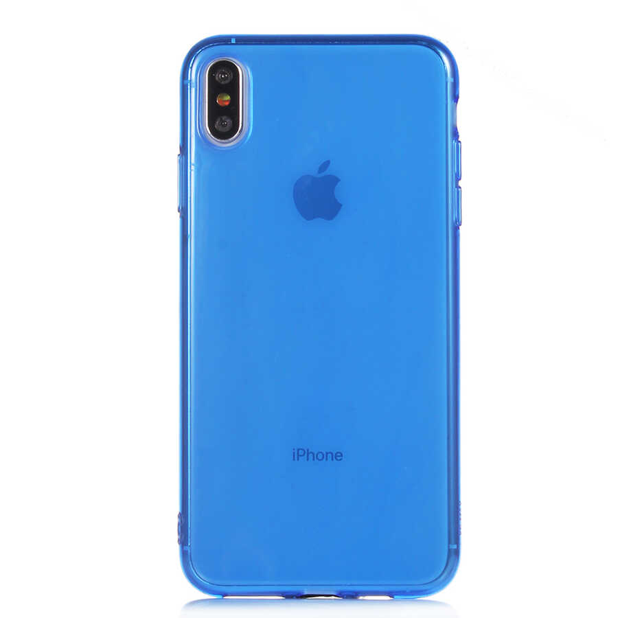 iPhone%20Uyumlu%20XS%20Max%206.5%20Kılıf%20Zore%20Mun%20Silikon-Lacivert