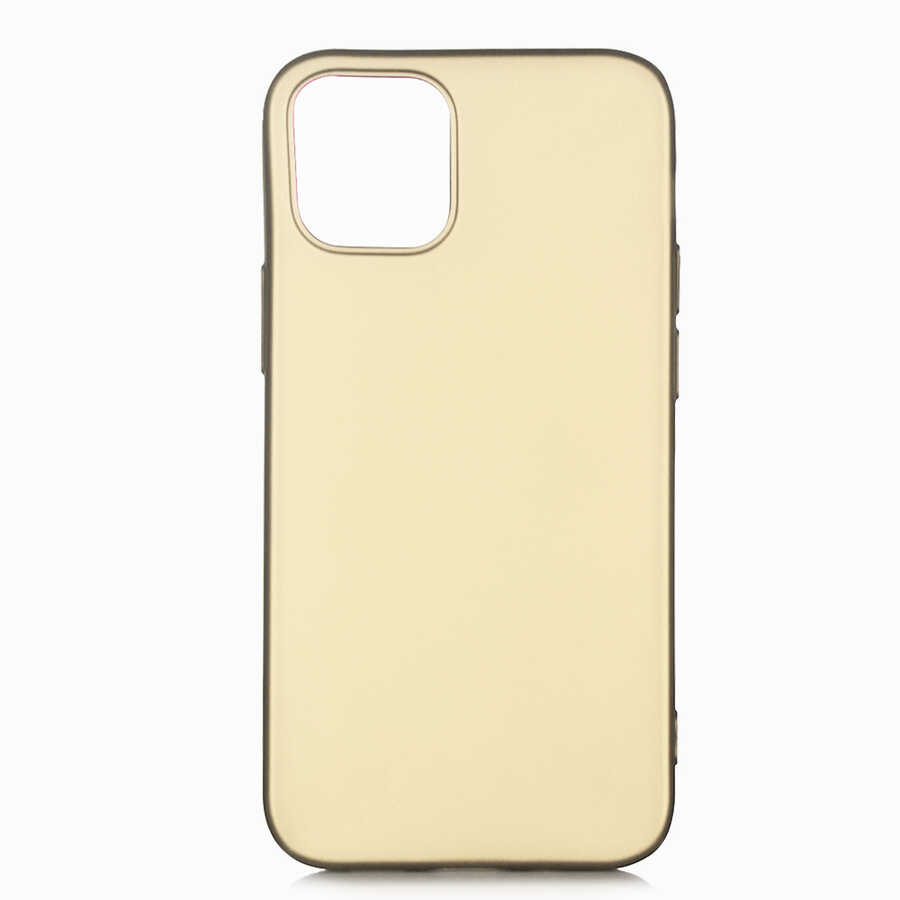 iPhone%20Uyumlu%2012%20Pro%20Max%20Kılıf%20Zore%20Premier%20Silikon%20Kapak-Gold