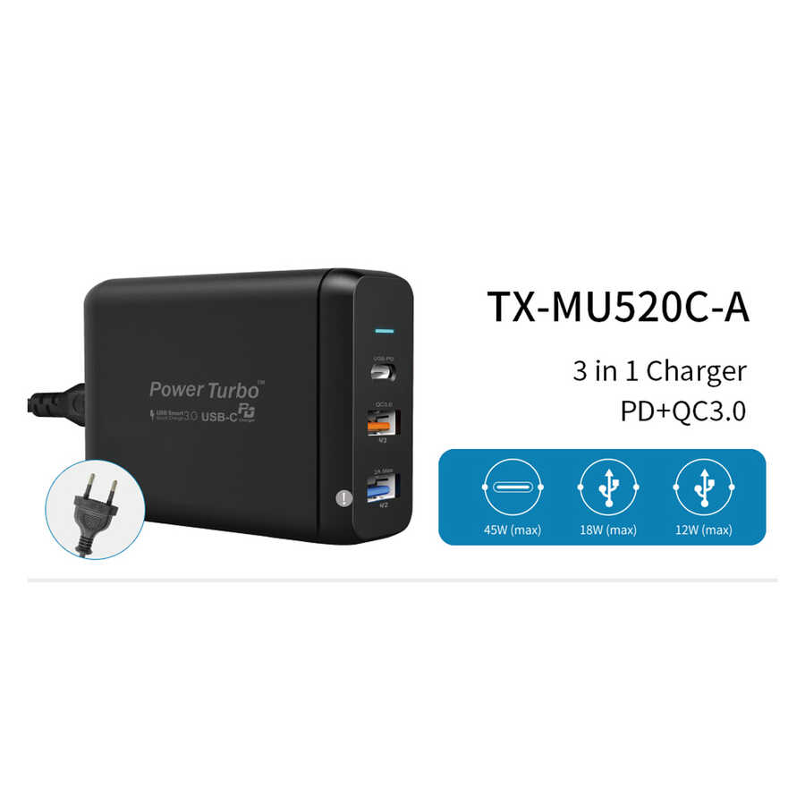 Wiwu%20PD%20Power%20Turbo%20TX-MU520C-A%20Universal%20Şarj%20Adaptörü