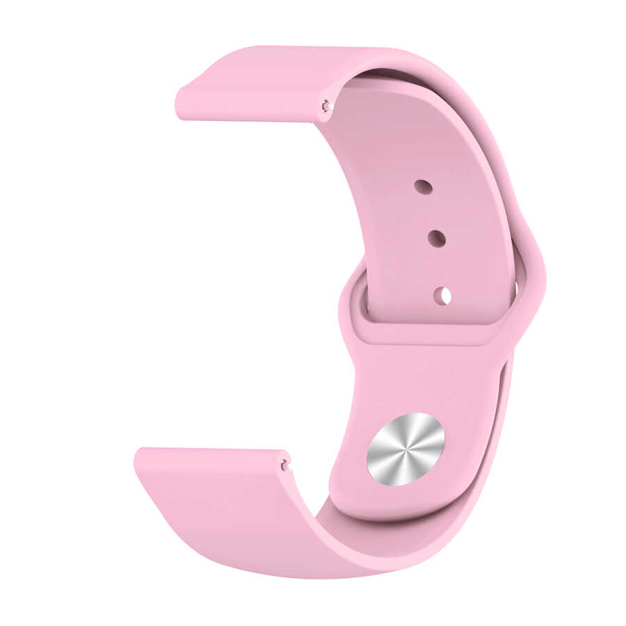 Xiaomi%20Uyumlu%20%20Mi%20Watch%20Color%20KRD-11%2022mm%20Silikon%20Kordon-Pembe