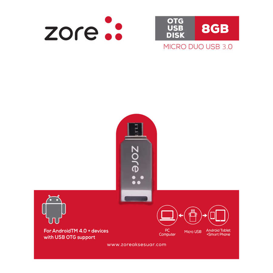 Zore%203.0%20Micro%20Metal%20OTG%208%20GB