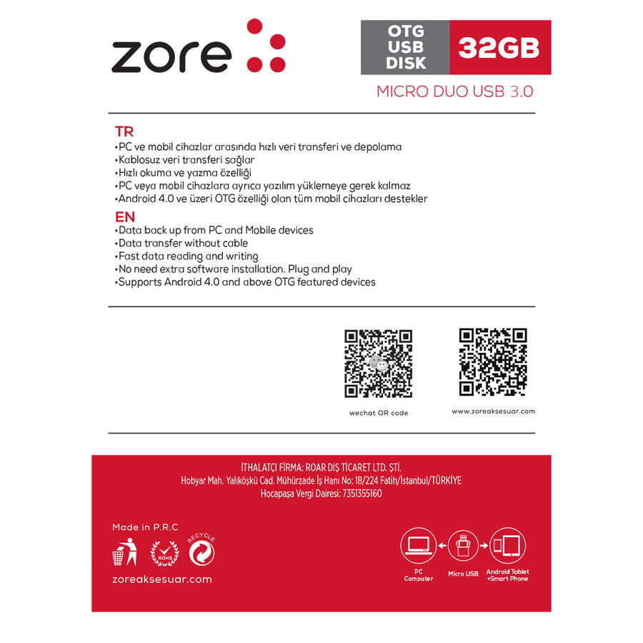 Zore%203.0%20Micro%20Metal%20OTG%2032%20GB