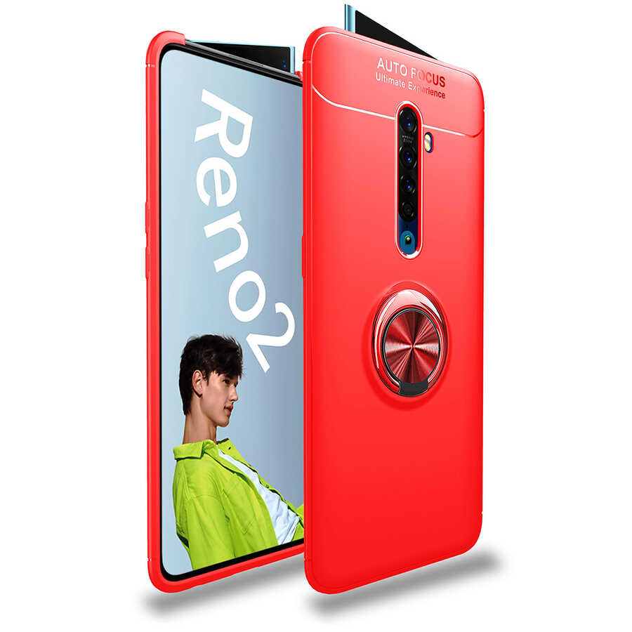 Oppo%20Reno%202Z%20Kılıf%20Zore%20Ravel%20Silikon%20Kapak-Kırmızı