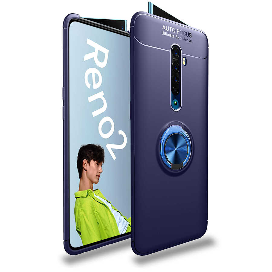 Oppo%20Reno%202Z%20Kılıf%20Zore%20Ravel%20Silikon%20Kapak-Mavi