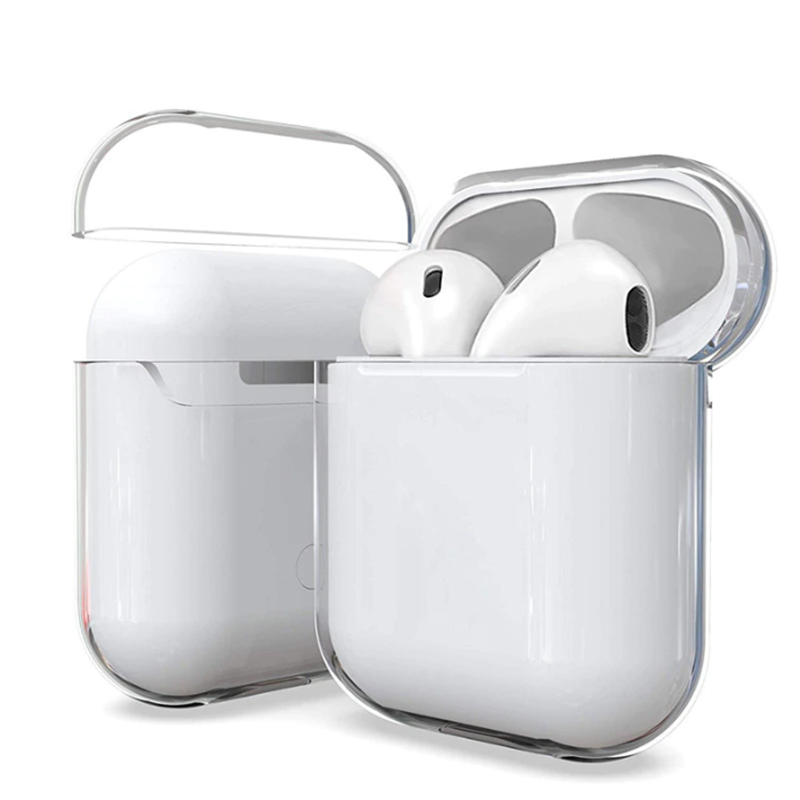 Airpods%20Uyumlu%20Kılıf%20Şeffaf%20Sert%20Kristal%20Zore%20Airbag%2014%20Kılıf