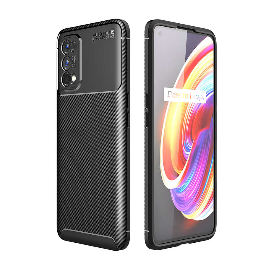 Realme%207%20Pro%20Kılıf%20Zore%20Negro%20Silikon%20Kapak-Siyah