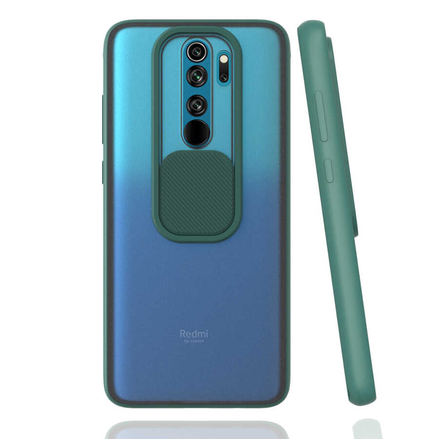 Xiaomi%20Uyumlu%20%20Redmi%20Note%208%20Pro%20Kılıf%20Zore%20Lensi%20Kapak-Koyu%20yeşil