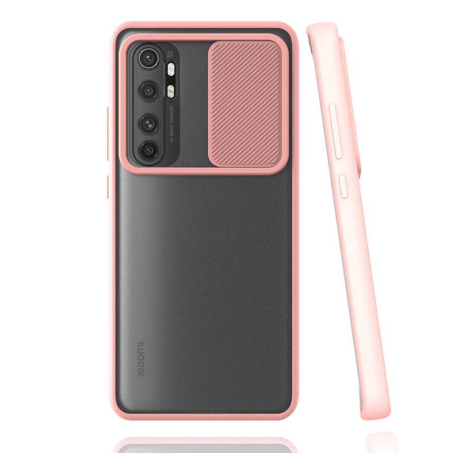 Xiaomi%20Uyumlu%20%20Mi%20Note%2010%20Lite%20Kılıf%20Zore%20Lensi%20Kapak-Pembe%20açık