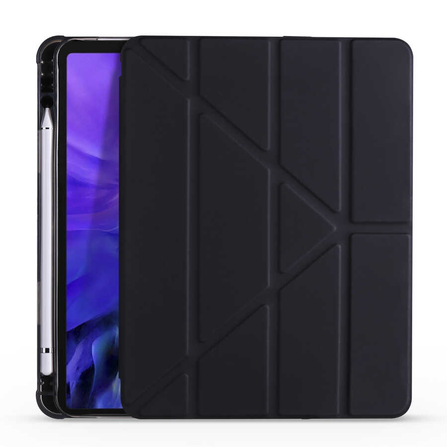 iPad%20Uyumlu%20Pro%2012.9%202020%20(4.Nesil)%20Kılıf%20Zore%20Tri%20Folding%20Kalem%20Bölmeli%20Standlı%20Kılıf