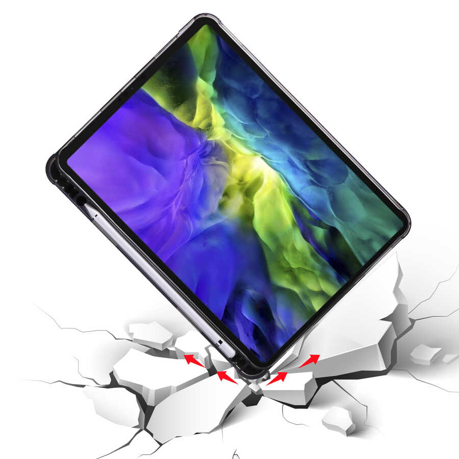 iPad%20Uyumlu%20Pro%2012.9%202020%20(4.Nesil)%20Kılıf%20Zore%20Tri%20Folding%20Kalem%20Bölmeli%20Standlı%20Kılıf