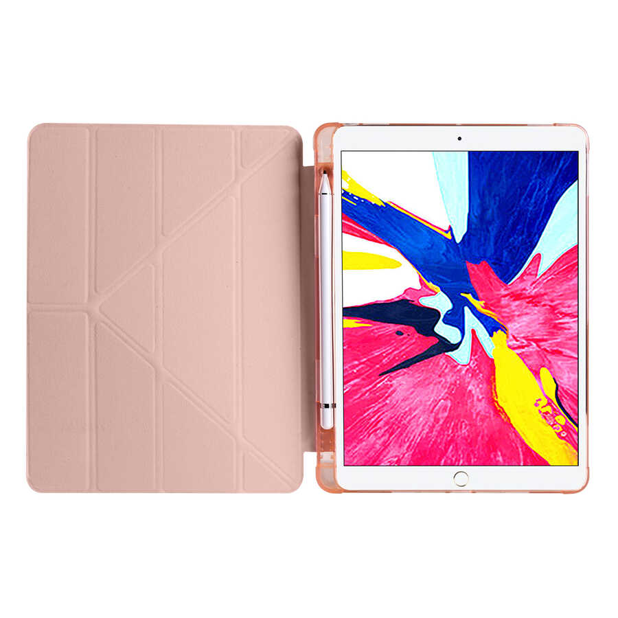 iPad%20Uyumlu%20Pro%2010.5%20(7.Nesil)%20Kılıf%20Zore%20Tri%20Folding%20Kalem%20Bölmeli%20Standlı%20Kılıf