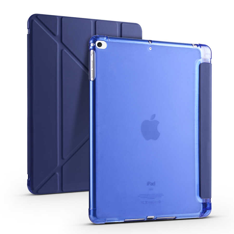 iPad%20Uyumlu%209.7%202018%20(6.Nesil)%20Kılıf%20Zore%20Tri%20Folding%20Kalem%20Bölmeli%20Standlı%20Kılıf-Lacivert