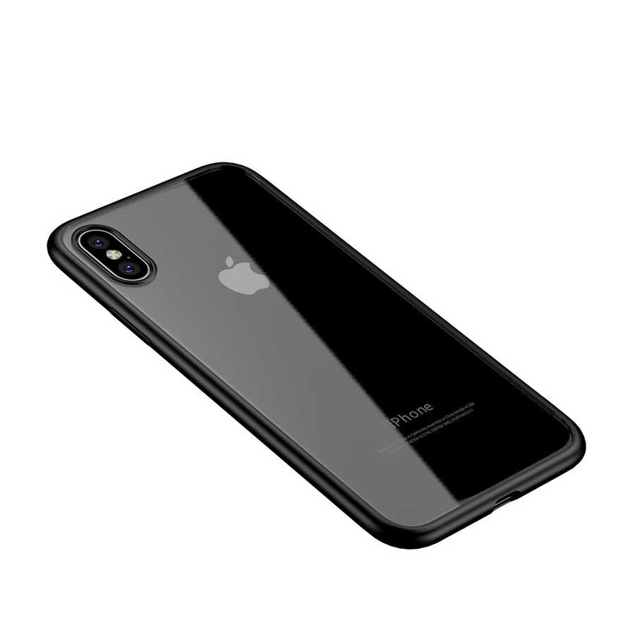 iPhone%20Uyumlu%20XS%20Max%206.5%20Kılıf%20Zore%20Hom%20Silikon-Siyah