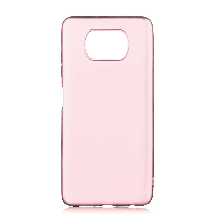 Xiaomi%20Uyumlu%20%20Poco%20X3%20Kılıf%20Zore%20Premier%20Silikon%20Kapak-Rose%20gold