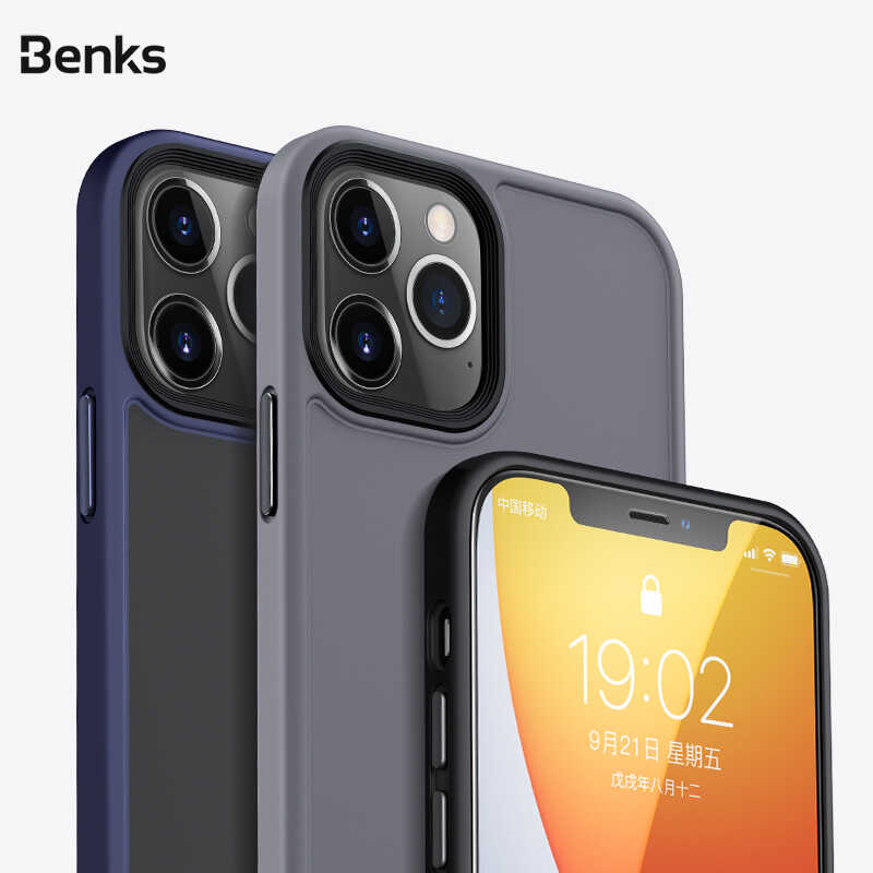 iPhone%20Uyumlu%2012%20Pro%20Kılıf%20Benks%20Hybrid%20Kapak