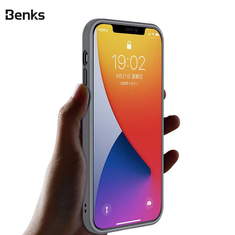 iPhone%20Uyumlu%2012%20Pro%20Kılıf%20Benks%20Hybrid%20Kapak