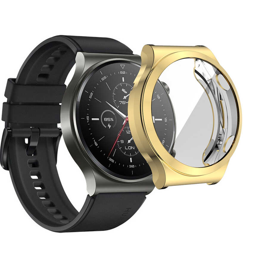 Huawei%20Uyumlu%20Watch%20GT2%20Pro%20Zore%20Watch%20Gard%2002%20Ekran%20Koruyucu-Gold