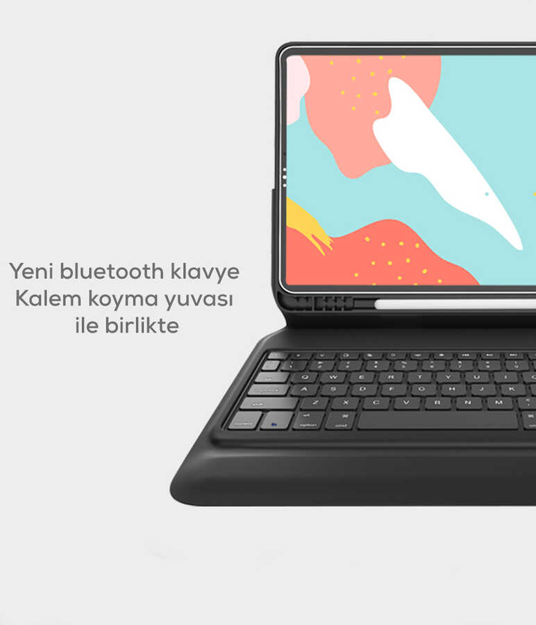 iPad%20Uyumlu%20Pro%2011%20Wiwu%20Keyboard%20Folio%20Kablosuz%20Klavyeli%20Kılıf