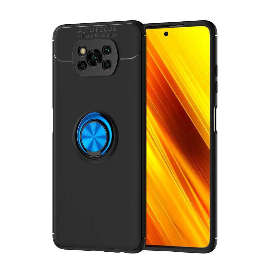 Xiaomi%20Uyumlu%20%20Poco%20X3%20Kılıf%20Zore%20Ravel%20Silikon%20Kapak-Siyah-mavi