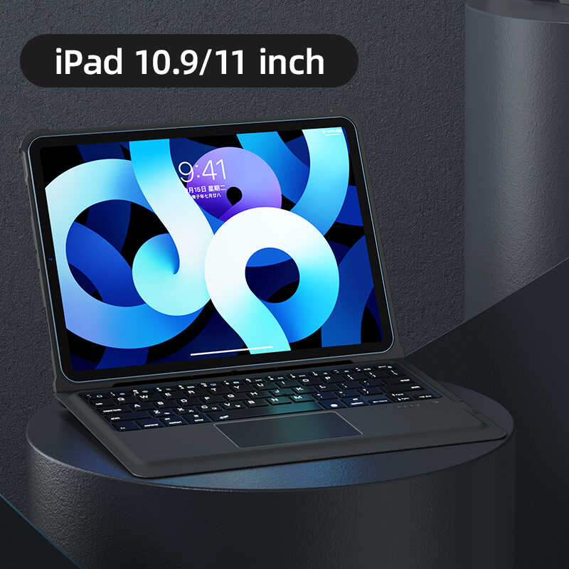 iPad%20Uyumlu%20Pro%2011%202020%20(2.Nesil)%20Benks%20Multifunctional%20Kablosuz%20Klavyeli%20Kılıf