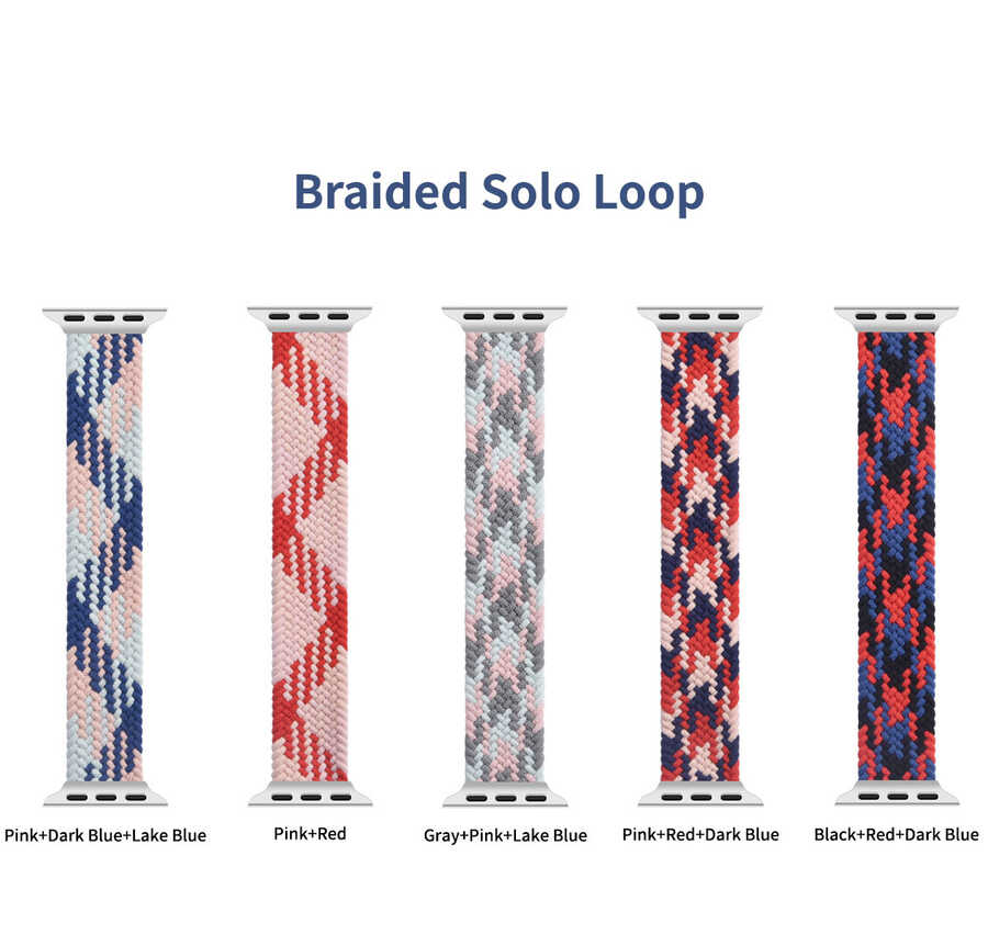 Watch%2042mm%20Wiwu%20Braided%20Solo%20Loop%20Contrast%20Color%20Small%20Kordon