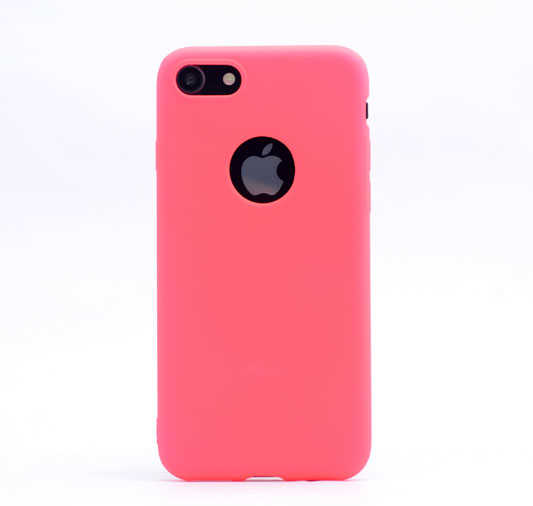 iPhone%20Uyumlu%208%20Plus%20Kılıf%20Zore%20Premier%20Silikon%20Kapak-Pembe