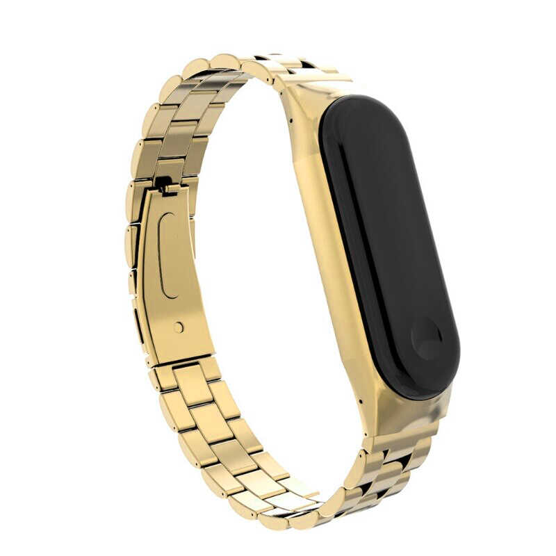 Xiaomi%20Uyumlu%20%20Mi%20Band%206%20KRD-04%20Metal%20Kordon-Gold